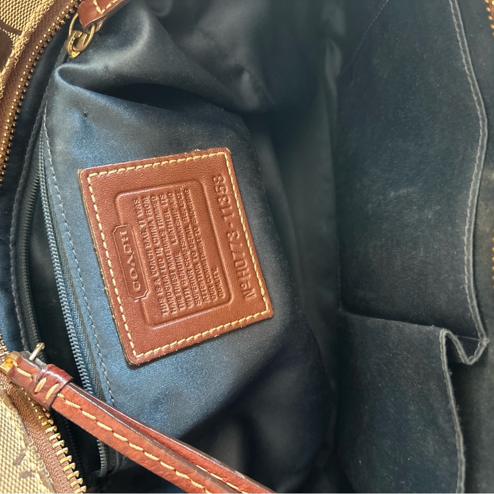 Coach Patchwork Leather Tote Bag - Multi Brown - image 5